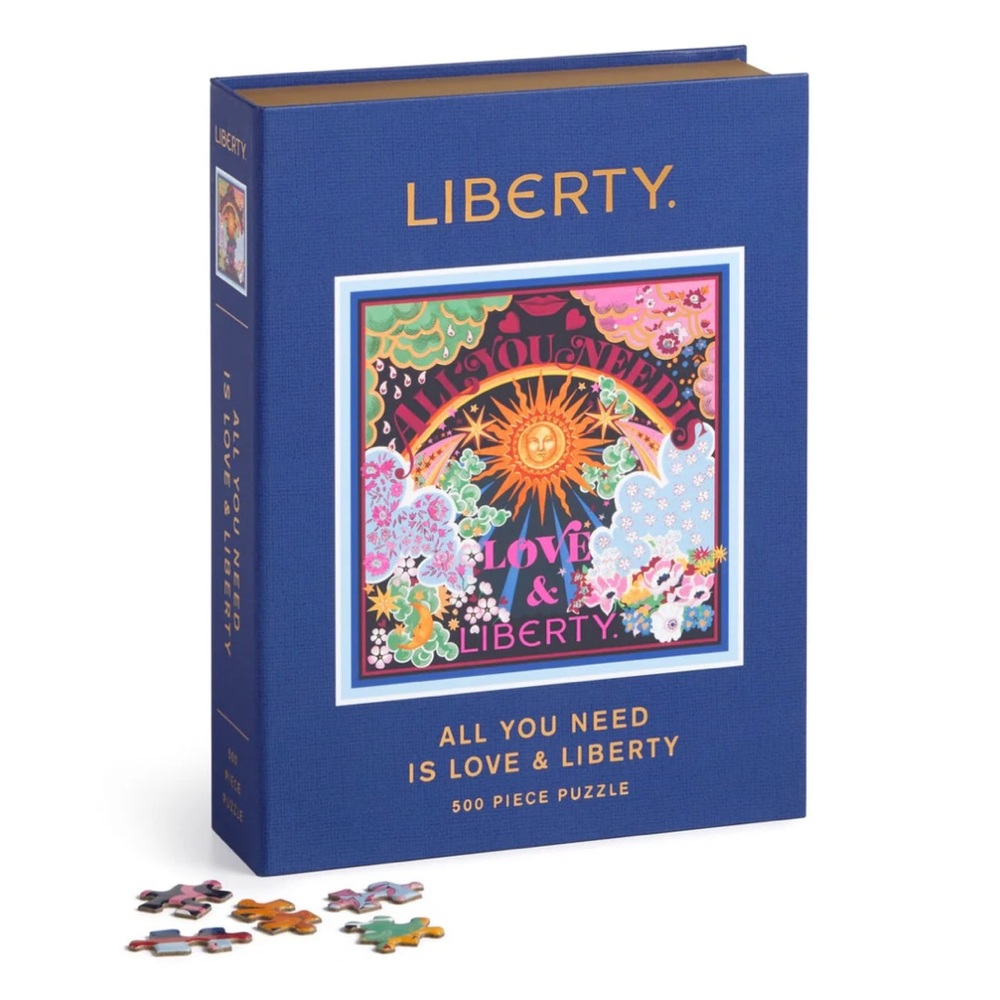NWT Liberty of London “All You Need Is Love & Liberty 500 piece puzzle